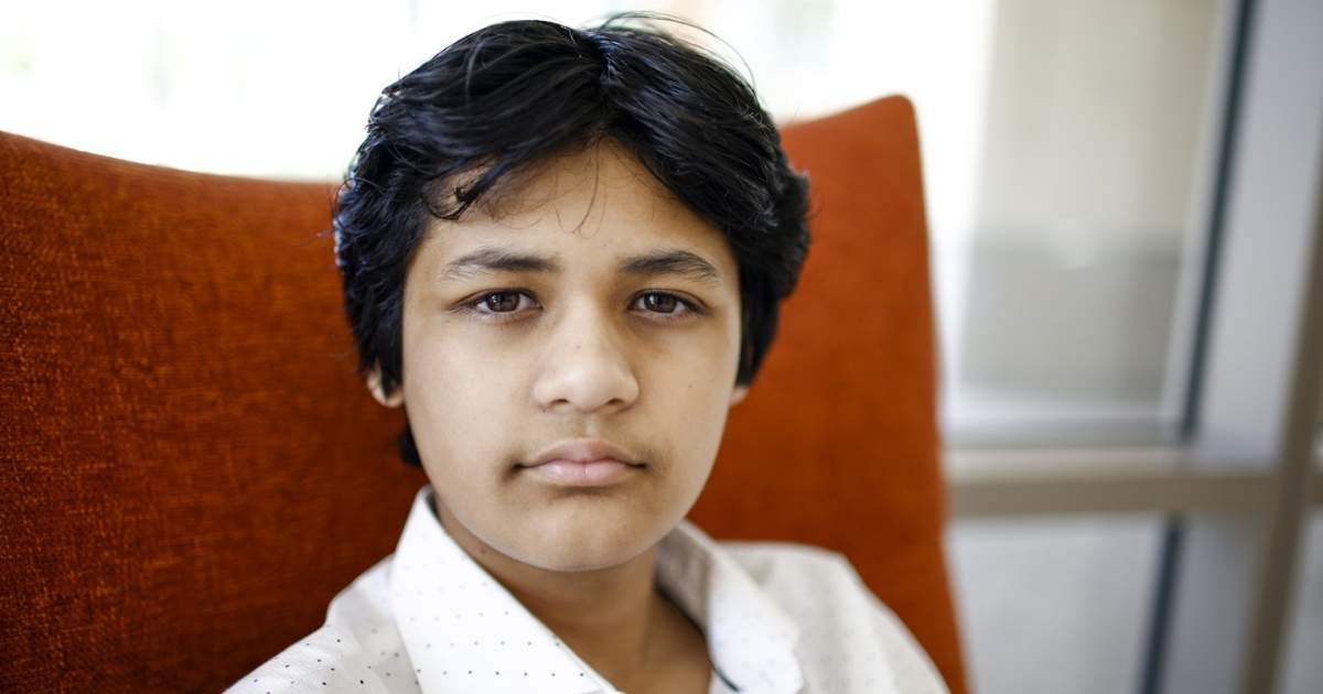 Kairan Quazi, the teen prodigy SpaceX engineer, pictured in a casual indoor setting