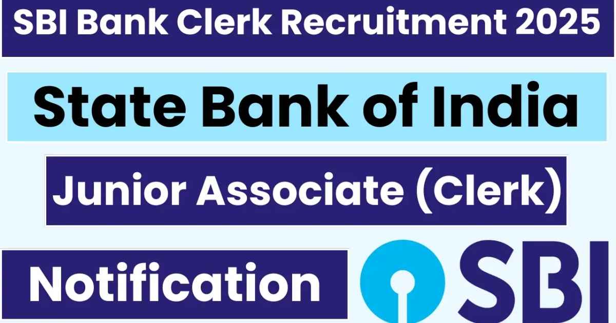 SBI Clerk Recruitment 2025 Last Day Apply 6589 Jobs Government Bank Vacancy Latest News